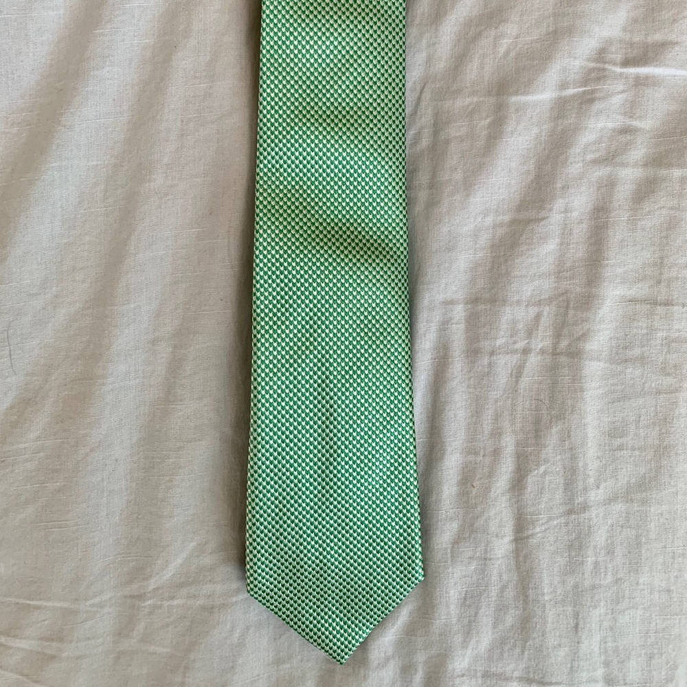 Men’s silk tie - Charles tyrwhitt - green